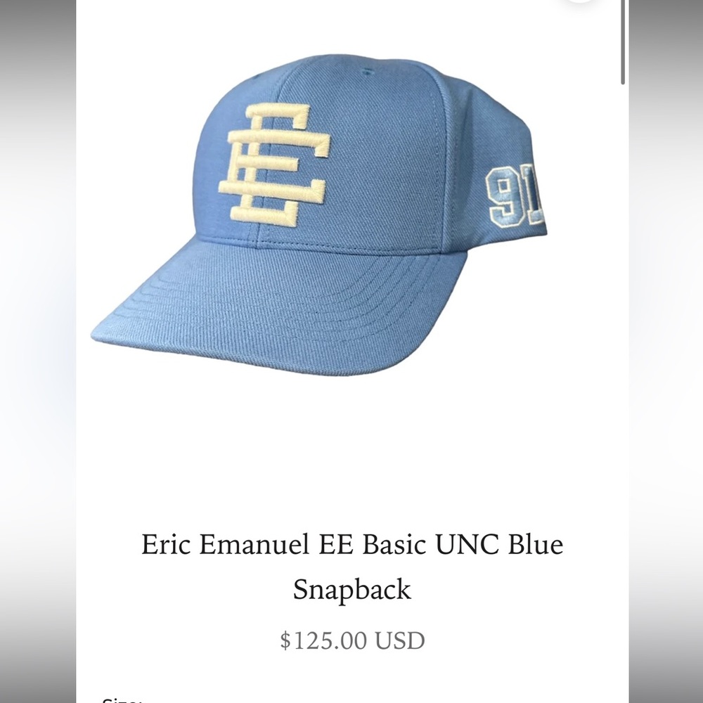 Eric Emanuel snapback hat